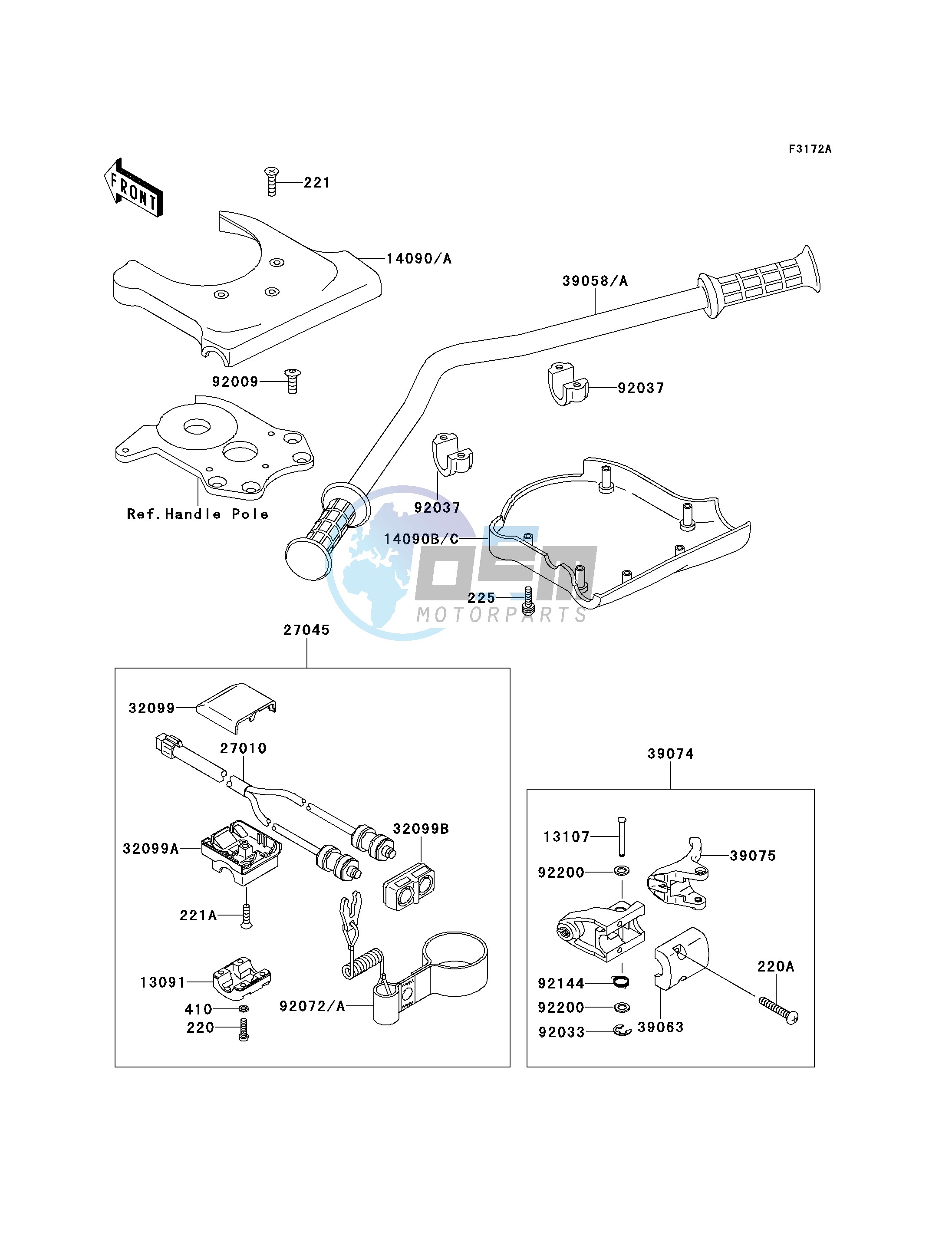 HANDLEBAR-- JS750-B2_B3- -