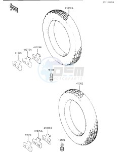 KZ 750 K [LTD BELT] (K1-K2 K2 CAN ONLY) [LTD BELT] drawing TIRES