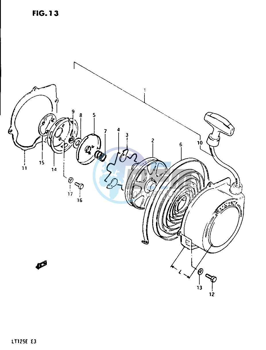 RECOIL STARTER (L:57.5)