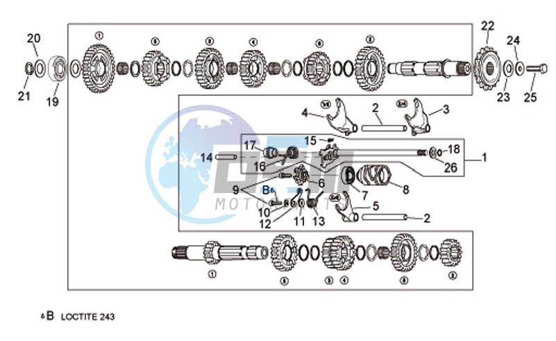 Gear box selector