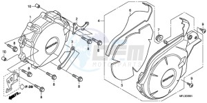 CBR1000RA9 Europe Direct - (ED / ABS MME REP) drawing A.C. GENERATOR COVER (CBR 1000RA)