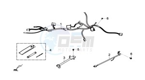 GTS 125I ABS drawing WIRING HARNASS