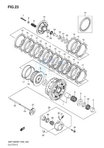 GSF-1250 BANDIT EU drawing CLUTCH