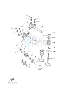 YFM700FWAD YFM700PLE GRIZZLY 700 EPS (2BGG 2BGH) drawing VALVE