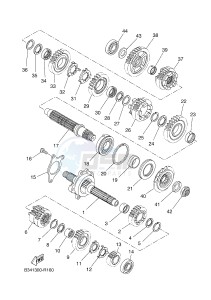 MTM690-U MTM-690-U XSR700 (B348 B348 B348) drawing TRANSMISSION