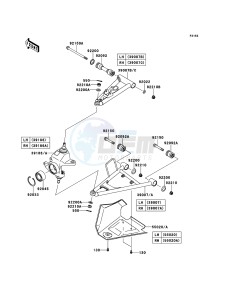 BRUTE FORCE 750 4x4i EPS KVF750HEF EU drawing Front Suspension