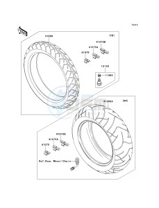 VN 2000 H [VULCAN 2000 CLASSIC] (8F-9F) H8F drawing TIRES