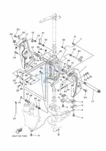 FL200BETX drawing FRONT-FAIRING-BRACKET