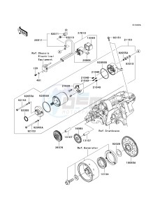 EX 650 A [NINJA 650R] (A6F-A8F) A8F drawing STARTER MOTOR-- ER650AE046805 - - -