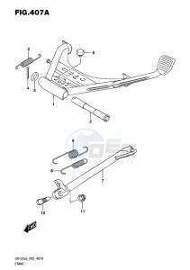 UH125 ABS BURGMAN EU drawing STAND