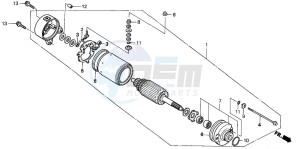 TRX350FE FOURTRAX ES drawing STARTING MOTOR