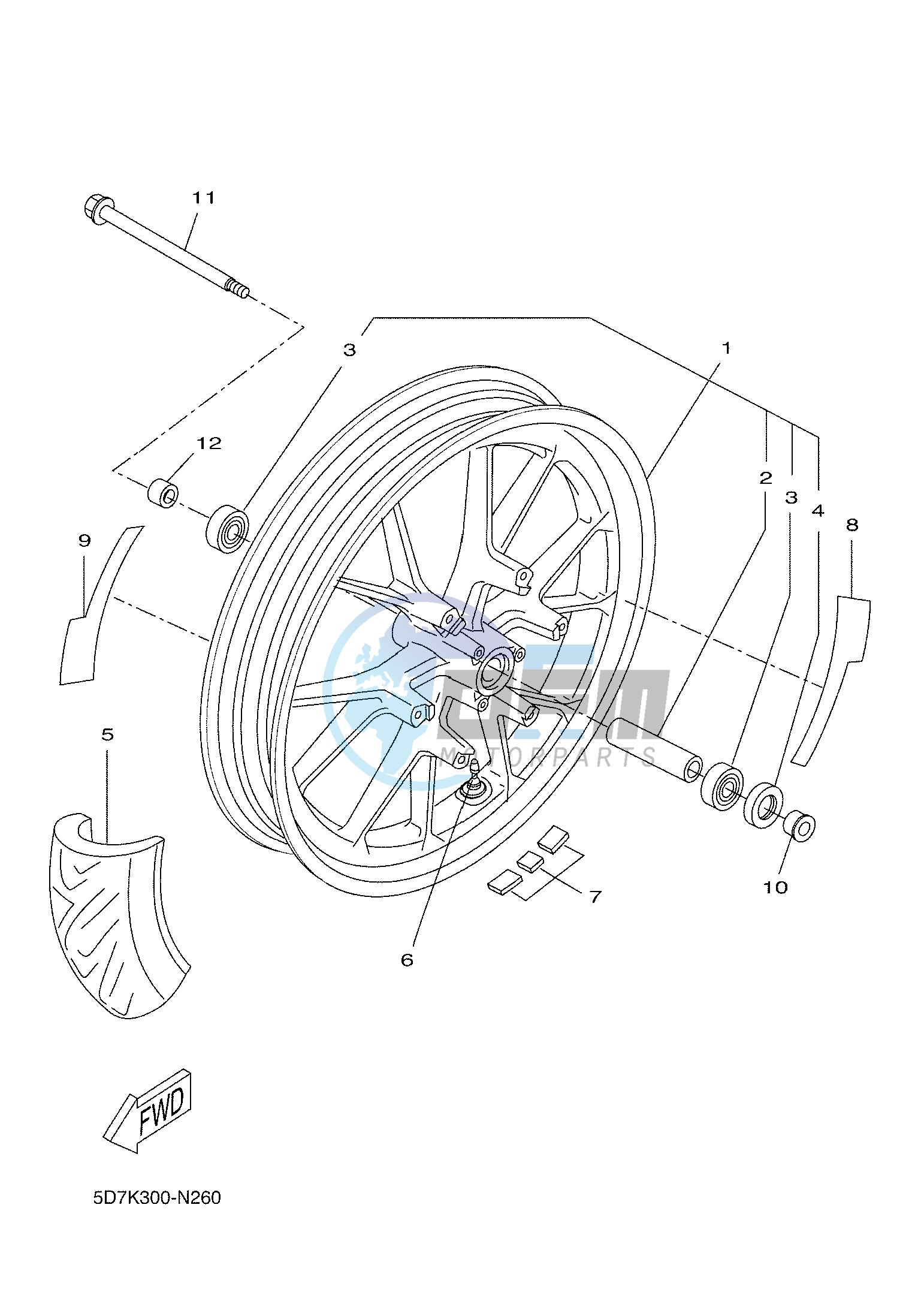 FRONT WHEEL