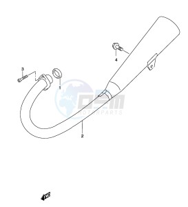 GZ125 (P19) drawing MUFFLER