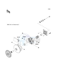 MULE_610_4X4 KAF400A8F EU drawing Optional Parts(Engine)