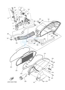 GPD125A GPD125-A NMAX125 (2DS6) drawing INTAKE