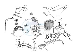 SENDA SM DRD EDITION BLACK - 50 cc drawing FUEL TANK