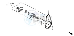 TRX250EX SPORTRAX 250 EX drawing OIL PUMP