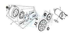 GTS 125 drawing STARTER CLUTCH