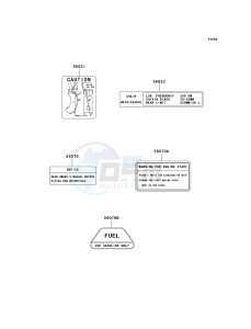 KH 125 M [2000] (M5-M9) drawing LABELS