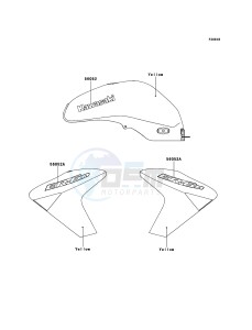 ER-6n ER650A6S GB XX (EU ME A(FRICA) drawing Decals(Yellow)