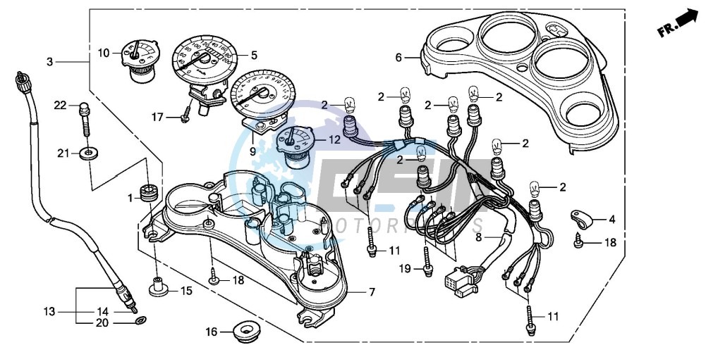 METER (CBR125RW7)