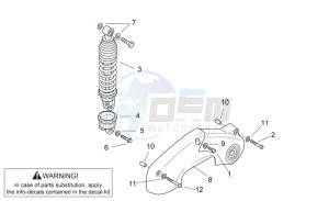 SR 50 H2O drawing Shock absorber