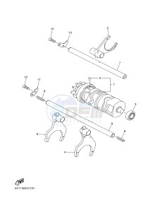 FZ8-NA FZ8 (NAKED, ABS) 800 (59P9) drawing SHIFT CAM & FORK