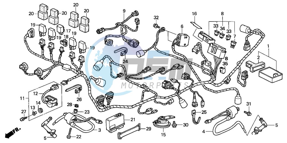 WIRE HARNESS (XL1000V)