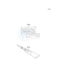 KLX 125 A (A6F) A6F drawing OPTIONAL PARTS