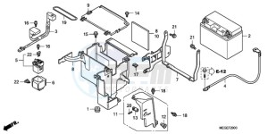 VT750C9 Europe Direct - (ED / MME) drawing BATTERY