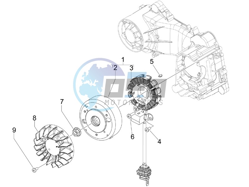 Flywheel magneto