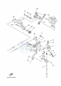 F70AET drawing THROTTLE-CONTROL