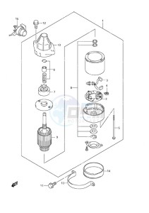 DF 40 drawing Starting Motor