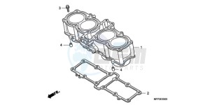 CB1300S9 Australia - (U / BCT MME TWO TY2) drawing CYLINDER