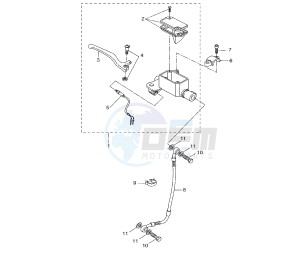 BW'S 50 drawing FRONT MASTER CYLINDER