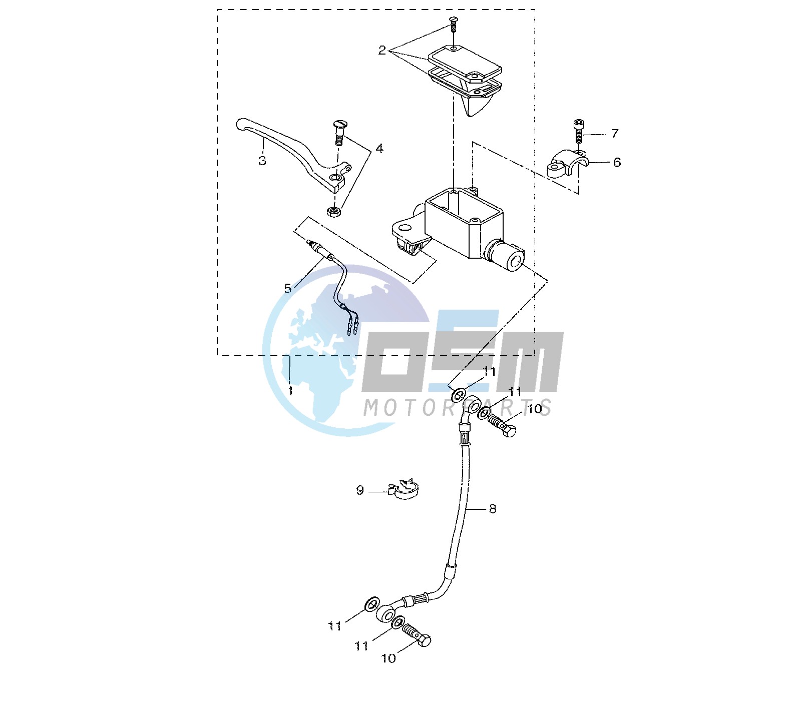 FRONT MASTER CYLINDER