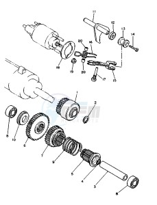 XV VIRAGO 750 drawing STARTER