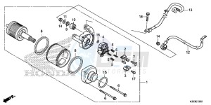 CBR250RAF CBR250RA Europe Direct - (ED) drawing STARTER MOTOR