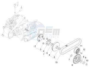 GTV 300 HPE SEI GIORNI IE E4 ABS (APAC) drawing Driving pulley