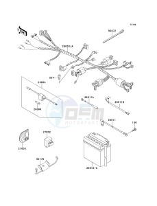 AN 110 D (D2-D3) drawing CHASSIS ELECTRICAL EQUIPMENT