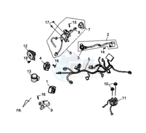 ORBIT II 50 TS L1-L6 drawing WIRING HARNASS