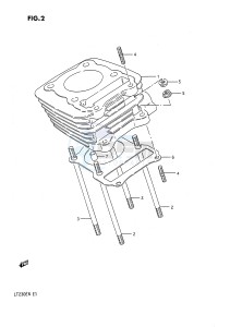 LT230E (E1) drawing CYLINDER