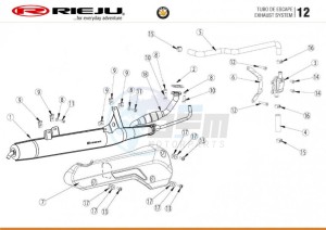 BYE-BIKE-25-KM-H-EURO4-HOLLAND-CARGO-RED drawing EXHAUST