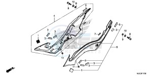 CBR650FE CBR650FE 2ED - (2ED) drawing SIDE COVER