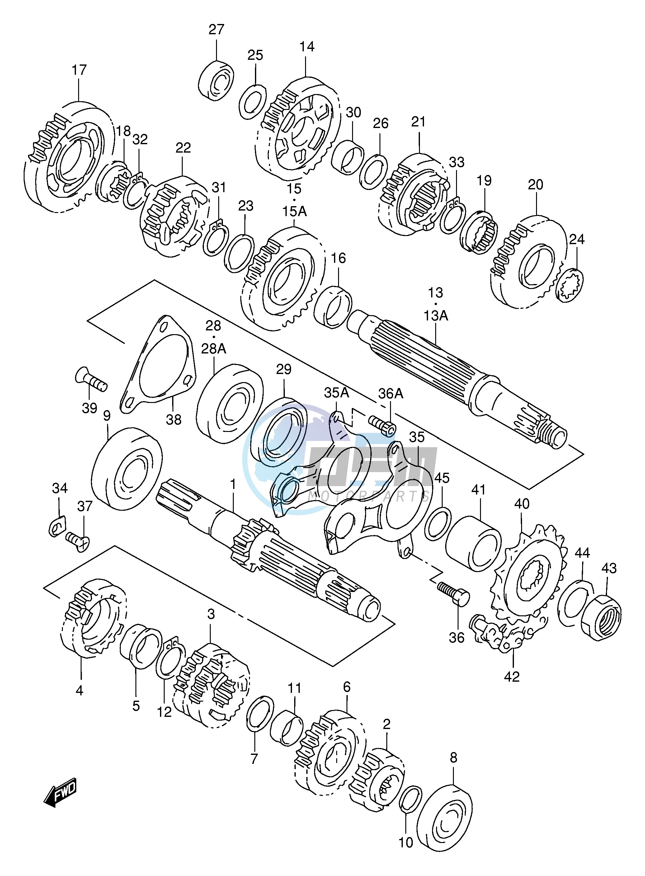 TRANSMISSION (MODEL V W)