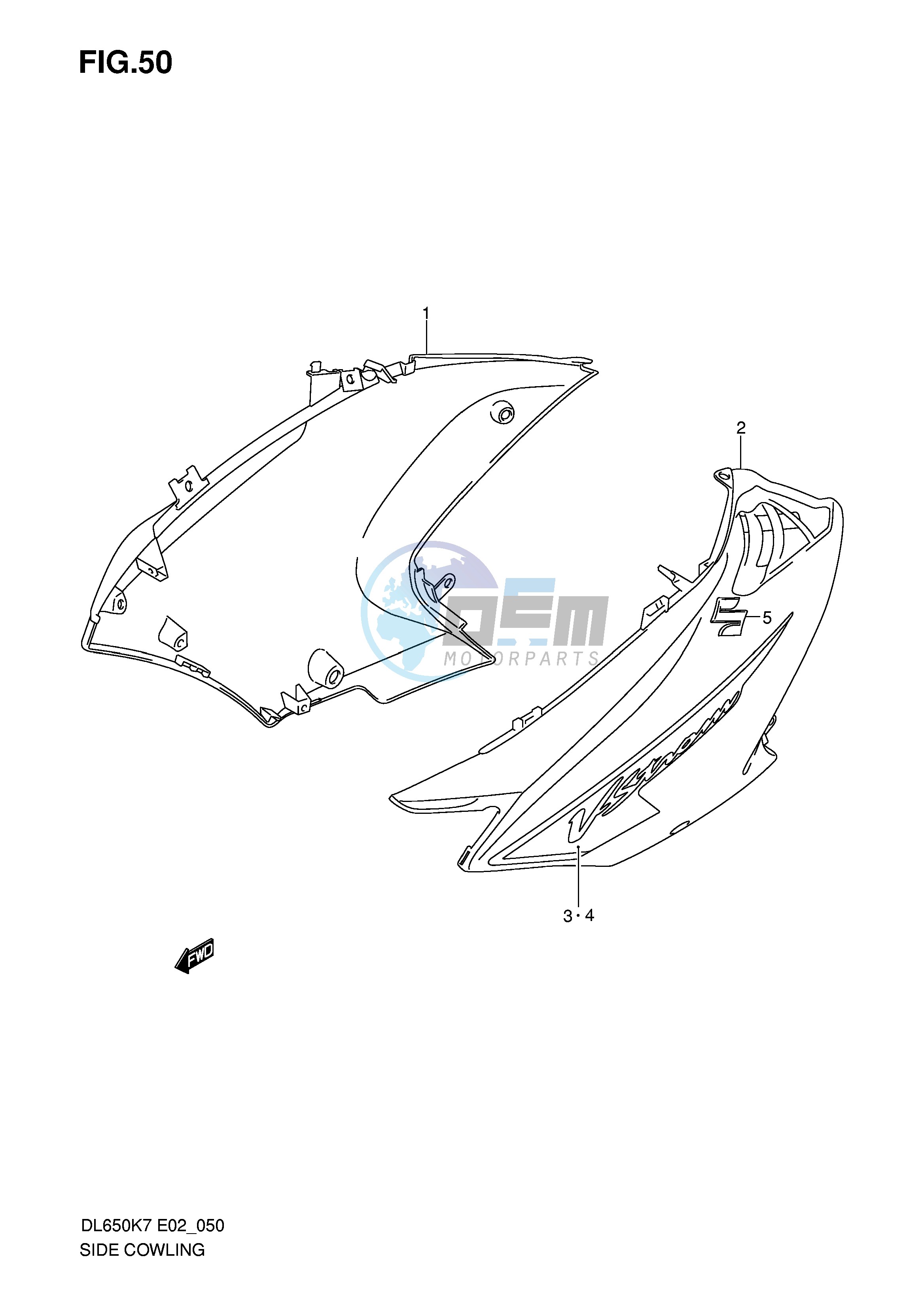 SIDE COWLING (MODEL K7)