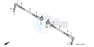 TRX680FA9 Australia - (U) drawing TIE ROD