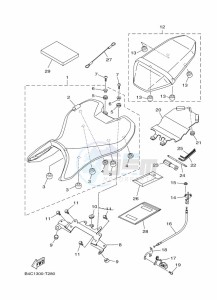 MT-07 ABS MTN690-A (B4C9) drawing SEAT