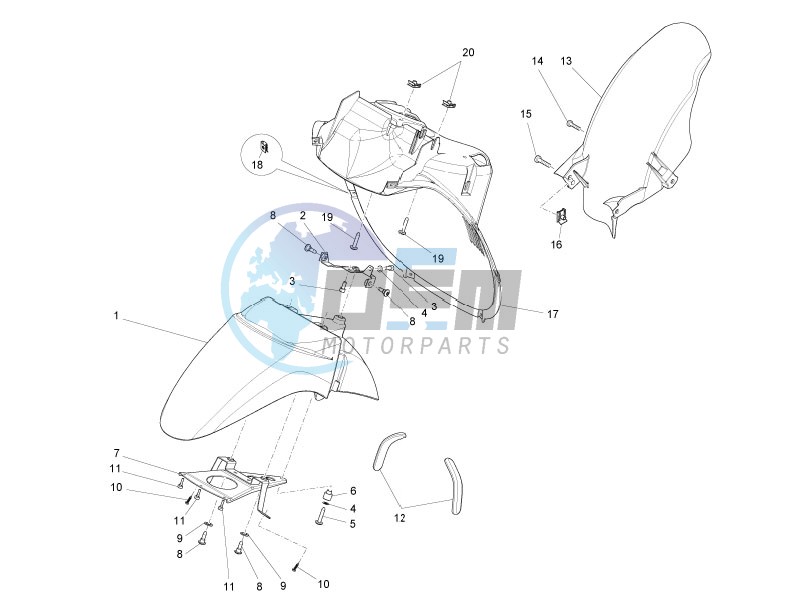 Wheel housing - Mudguard