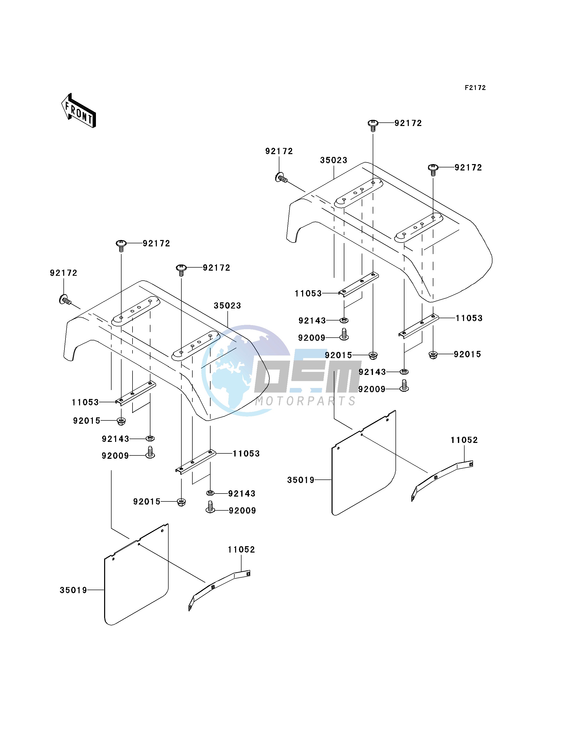 REAR FENDER-- S- -